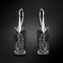 Серебряный комплект «Растущий Кристалл II (Silver Night)"с кристаллами Swarovski™